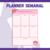 Planner Semanal | Temas variados - loja online