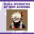 Placa Decorativa Katsuki Bakugou - My Hero Academia | 10x10 e 15x15 - loja online