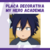 Placa Decorativa Amajiki Tamaki - My Hero Academia | 10x10 e 15x15