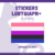 Sticker Adesivo Flags LGBTQIAPN+ (10 unidades) na internet