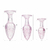 Pink Glitter Gem Anal Plug Set - comprar en línea