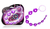 B Yours Basic Beads Purple