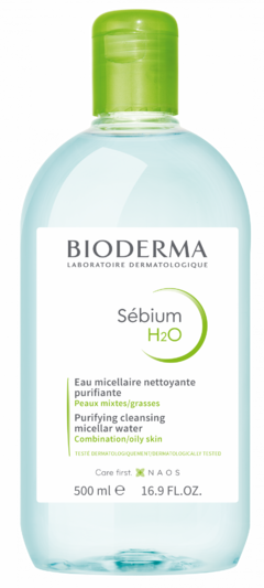 Bioderma Sebium H2o Agua Micelar 500 ml / 250 ml / 100 ml - comprar en línea