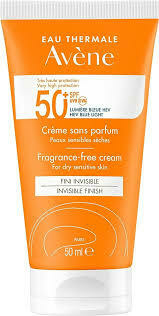 Avene Crema sin color SPF50+ 50 ml