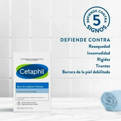 Cetaphil Barra Antibacterial Dermolimpiadora 127g - tienda en línea