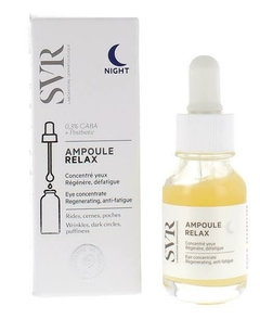 SVR Ampoule Relax Ojos Noche 15 ml - Dermatológica Blanco