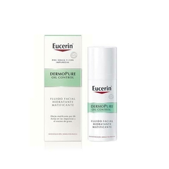 Eucerin Dermo Pure Oil Control Fluido Facial Hidratante Matificante 50 ml