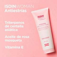 Isdin Woman Antiestrías 250 ml - Dermatológica Blanco