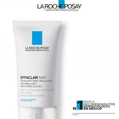 La Roche-Posay Effaclar Mat Hidratante Matificante 40 ml - Dermatológica Blanco