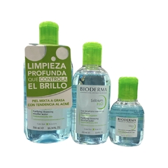 Bioderma Sebium H2o Agua Micelar 500 ml / 250 ml / 100 ml