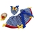 Kit Festa Junina Bebê Xadrez Azul Royal 0 a 12 Meses - comprar online