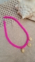 Chocker pink e pingente de búzios - comprar online