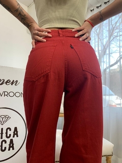 Jean Wide Leg Red Velvet en internet