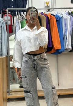 Camisa Over Crop