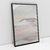 Imagem do Quadro Abstrato Soft Pink and White Landscape I