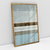 Quadro Abstrato Soft Teal and Brown Tracks - loja online