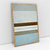 Quadro Abstrato Soft Teal and Brown Tracks - loja online