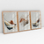 Imagem do Quadro Decorativo Fluxo Abstrato Kit com 3 Telas