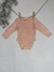Hand dyed baby body - Pink Natura
