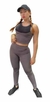 Conjunto Fitness Top Com Bojo E Legging Cintura Alta