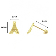 Broquel torre eiffel 10k - comprar en línea