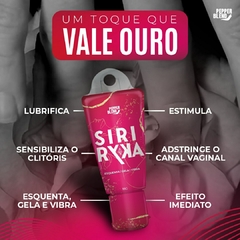 SIRI RYKA GEL COMESTÍVEL ESQUENTA, GELA E VIBRA 18G - comprar online