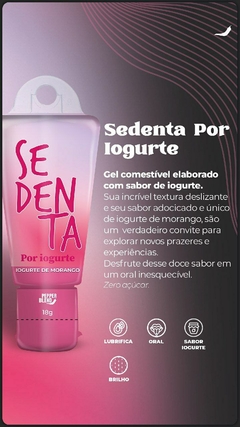 SEDENTA POR IOGURTE GEL COMESTÍVEL 18G - comprar online