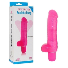 Vibrador Prótese com Vibro á pilha - Aphrodisia