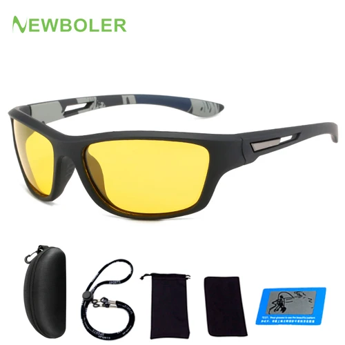 Óculos polarizados UV400 pesca praia GLA058A Newboler