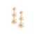 Brinco 3 Balls dourado cod. BR0011