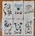 8 Stencil Cão Cachorros Diversos Molde Pintura A4 - comprar online
