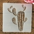Kit 8 Stencil Cactus Suculentas – 15x15cm - comprar online