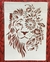 Stencil Leão Floral – A4 ou A3