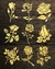 Kit Stencil Flores Rosas Molde Pintura 9 Pcs 13x10cm na internet