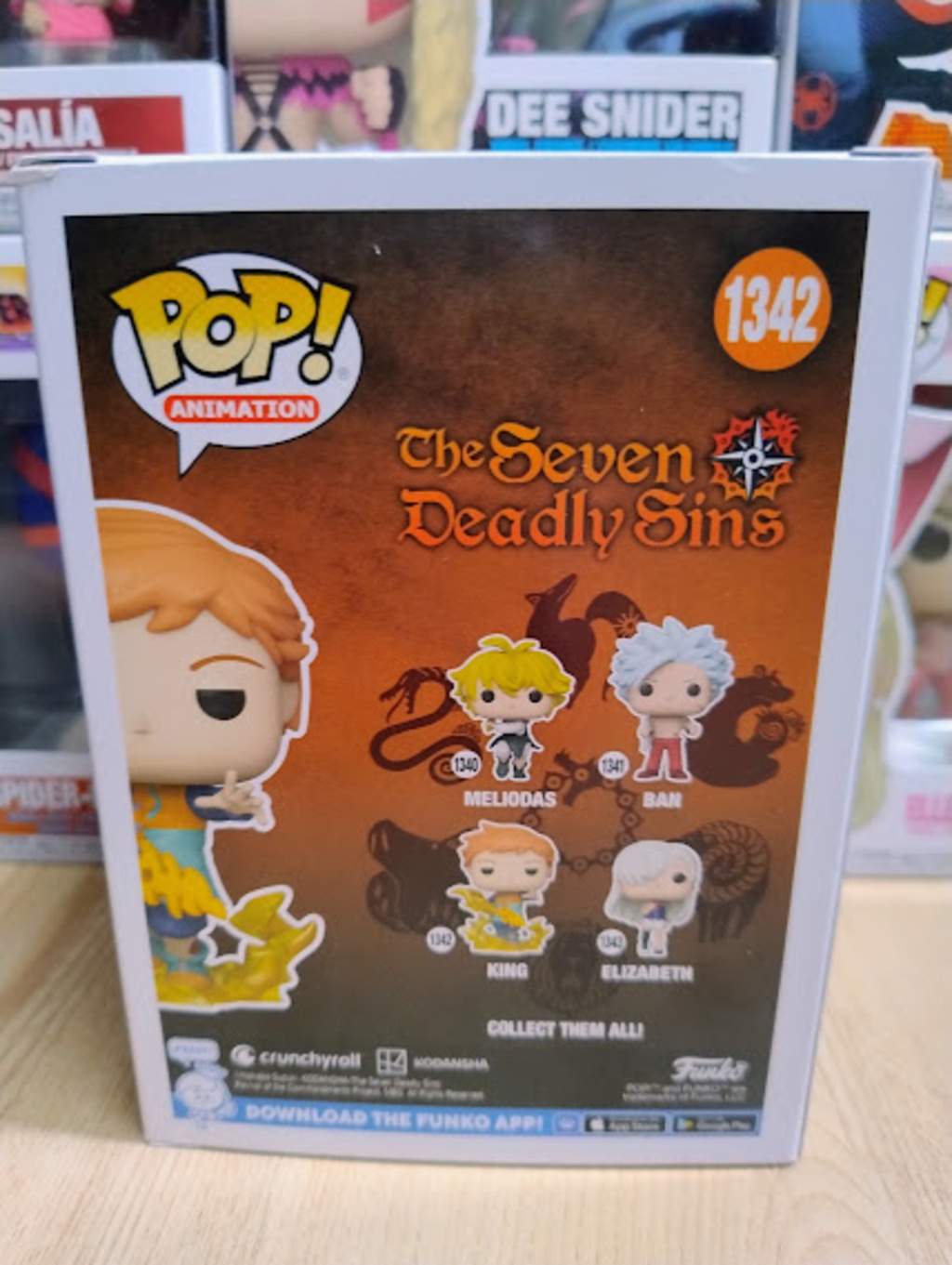 Funko Pop Anime: Los Siete Pecados Capitales - King #1342