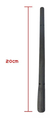 ANTENA HASTE TETO PRETA GOL UNIVERSAL ETC 5 E 6 MM ANTICO - comprar online