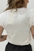 Blusa Off White Muscle Liz Com Ombreira na internet