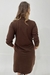 Vestido Midi Com Bolso Lateral Maitê Marrom - comprar online