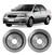 jogo Disco de Freios Dianteiro Toyota Fielder 1.8 16v 2004 A 2008 HF507