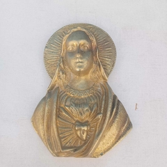 Lindissima imagem da Imaculado coração de Maria em bronze