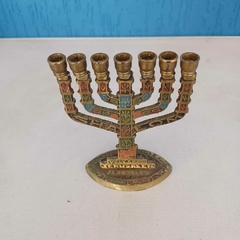 Menorah bronze Jerusalém