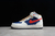 Nike Air Force 1 07 Mid Beige Dark Blue University Red 