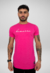 CAMISETA LONGLINE VIVAZ | ROSA