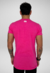 CAMISETA LONGLINE VIVAZ | ROSA na internet