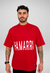 CAMISETA OVERSIZED VIVAZ | VERMELHO