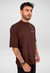 CAMISETA OVERSIZED VIVAZ | MARROM - comprar online