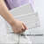 Imagem do Kit Teclado E Mouse Com Fio Macaron Básico Conexão Usb Padrão De Pc Notebook Tablet Windows Computador JP08T