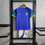 Kit Infantil Camisa + Shorts Seleção Brasileira - Azul