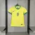 Camisa Seleção Brasileira I 24/25 - Torcedor Nike Feminina - Amarela com detalhes em verde