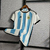 Camisa Seleção da Argentina I 22/23 - Torcedor Adidas Masculina - Azul e branca com detalhes em preto